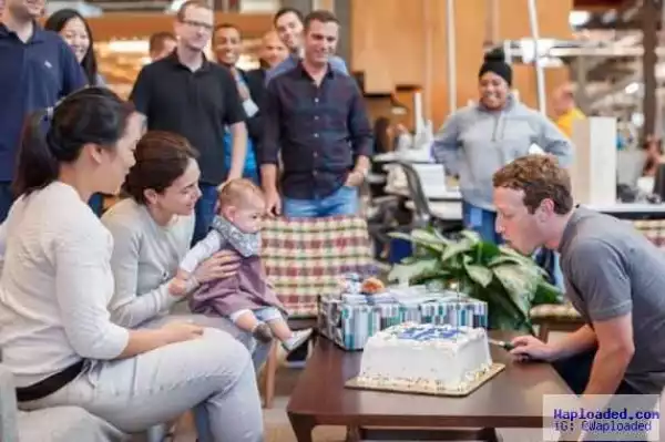 Photo:- Facebook CEO, Mark Zuckerberg Celebrates His 32nd Birthday